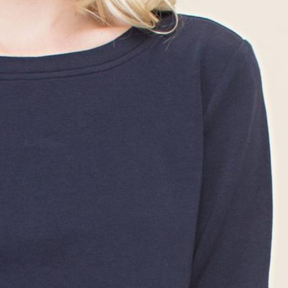 Riley Ribbed Ruffle Sleeve Top - Picture 3 of 3
